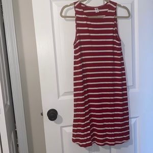 Red white dress medium petite